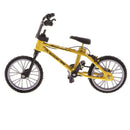 1:24 Mini Alloy Finger Bike Toy Mountain Bicycle Diecast Model Cycling Toy Novelty Game CollectiblesÂ–Yellow