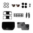 Classic 6.5inch 2 Wheel Self Balancing Scooter Replacement Kit Rubber Foot Pad Board Parts Black