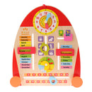 Wooden Calendar Board Teaching Clock for Children Kids Early Learning Toy