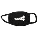 Motorcycle Face Mouth Masks Unisex Anime Printed Kpop Mask Crooked Teeth