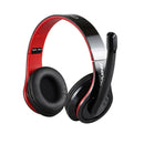 USB Port Super Bass Wired On-ear Headphones with Microphone w/ 2m USB Cable