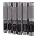6 Pieces Heavy Duty Leather Hollow Hole Punch Set 9mm 10mm 11mm 12mm 13mm 14mm