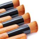 Professional Oblique Head Liquid Foundation Blush Powder Brush Beauty Supplies Cosmetic Tool 14.5x2x2 cm