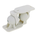 2Pieces Surround Adjustable Satellite Speaker Wall Mount Stand Bracket White