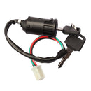 Motorcycle Ignition Switch Key with 4 Wire for Scooter ATV Moto Accessories