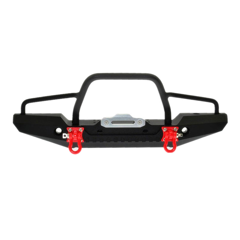 1/10 RC Crawler Front Bumper with Led Lights for Axial SCX10 Traxxas TRX-4