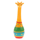 Orange Giraffe Sand Hammer Maraca Percussion Instrument Toy For Baby Toddler