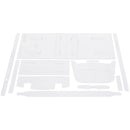 12 Pieces Acrylic Shoulder Bag Handbag Pattern Template Stencil DIY Leather Hand Craft 340x170x140mm