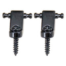 Set of 2 Iron Electric Guitar Replacement String Retainer Guide with Screws 0.39 x 0.11inch