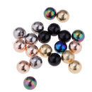 20pcs 5mm Ball Belly Ring Screw 16g Stainless Steel Piercing Jewelry Ball