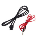 AUX Input Mode Cable 3.5mm Female Dash Mountable Socket For BMW E46 1998-2006