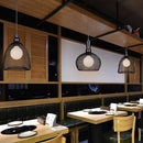 Counrtyside Black Metal Retro Iron Ceiling Pendant Light Chandeliers Fitting Lampshade Loft