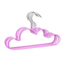 5 Pack Plastic Metal Hangers for Baby and Kids, Durable Children Clothes Hangers with Cloud Design, Great for Any Baby Clothes