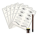 Eyebrow Tattoo Kit Eyebrow Eyeliner Lip Microblading Pen Pigment Practice Skin for Manual Permanent Makeup Tattoo Supplies