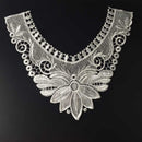 Vintage Style Elegant Charming Soft Comfortable Embroidered Collar Lace Sewing Applique White