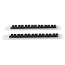 2x VERTICAL 7-ROD STORAGE ROD RACK - Rubber Fishing Rod Holder Wall Mounted