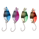 4 Pieces Fishing Spoon Lures Metal Hard Baits Artficial Lures Brilliant color strong fish attracting
