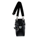 Hair Stylist Scissor Pouch Holster Belt Holder Genuine Leather Scissors Bag -Large Capacity