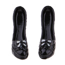 Pair Of 1/12 Dollhouse Miniature High Heel Shoes Sandals Clothes Accs Black
