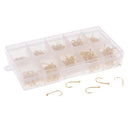 500pcs High Carbon Steel Fishing Hooks Barbed Hooks Fishhooks 3-12