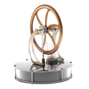Low Temperature Stirling Engine Flywheel Running Motor Educational Toy Collection Conversion of Heat Energy to Mechanical Work