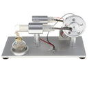 Stirling Engine Model M15B (With Flashing LED Light) - Conversion of Heat Energy to Electrical Energy