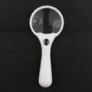3X 85mm Magnifying Glass Eye Magnifier Jewelry Loupe Watch Microscope with 3 LED Light Wide Application