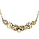Vintage Steampunk Rock Men Women Gears Cog Pendant Mechanical Chain Choker Necklace