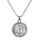 Fashion Crystal Rhinestone Totem of The Islamic Religion Pendant Chain Necklace Charms Jewelry