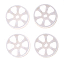 4pcs White Wheel Rim for WLtoys K969 K989 P929 1/28 RC Drift Car Spare Parts