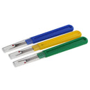 3 Pieces Steel Plastic Handle Craft Thread Cutter Seam Ripper Stitch Unpicker Needle Arts Sewing Tools