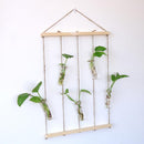 1 Set Hanging Decor Clear Glass Flower Vase Foliage Plant Display Terrarium Bottle Home Art Decor Ornaments