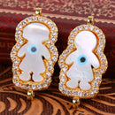 Rose Gold Girl DIY Bracelet Accessories Rhinestone Zircon Pendant Jewelry