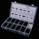 242 Pieces Clips Bumper Fender Trim Body Push Retainers Rivet Assortment Set