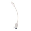 OTG Adapter Micro USB Male To USB 2.0 Female Data Sync Charging Cable Cord Silver