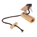 Wooden Bird Clapper Wood Shaker Rattle for Children Kids Early Educational Toys