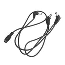 Guitar Pedal DC Power Cables with 3 Right Angle Plugs 30cm/11.81inch Length