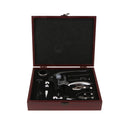 8 Piece Stainless Steel Wine Tool Set Bottle Opener Novelty Gift Box Corkscrew Accessories, 1 x Wine Pourer 2xFoil Cutter 1xDrip Ring 1xCorkscrew 1xWine Stopper 2xSpare Bits