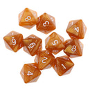10 pieces 8 Sided Dice D8 Polyhedral Dice for Dungeons and Dragons Party Table Games Coffee New