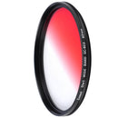 Ultra Thin Graduated Neutral Density Red ND Filter 82mm for DSLR Camera