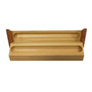 Portable Wooden Trapezoid Fountain Pen Display Box Container Holder for Kids Christmas Birthday Gift