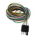 300cm 4 Pin RV Trailer Light Wiring Harness Line Plug Adapter Flat Cable Connector