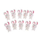 10 Pieces Cartoon Rabbit Phone Case Stationery Box Hairpin Scrapbooking DIY