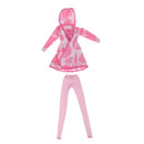 Handmade Pink Jacket Trousers Outfit for 12inch Blythe Azone 1/6 Obitsu Dolls Clothing Accessories