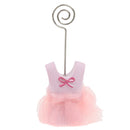 Feeding Dress Shape Wedding Table Place Card Clip Holder Wedding Pink