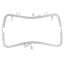 Metal Purse Frame Kiss Clasp Lock Arch For Wallet Shoulder Bag 16cm 6.3 inch