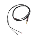 Gold-plated DIY Audio Cable Earphone Maintenance Wire DIY 3.5MM Jack Replacement 120cm Red