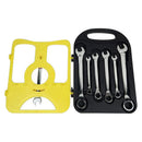 7pcs/set Hand Tool Kit Mechanics Metric Ratchet Wrench Set Fixed Head 8-19mm
