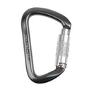 26KN Aluminum Auto Self Locking D Shape Carabiner Outdoor Rock Climbing Caving Tree Arborist Rappelling Rescue Gear Equipment