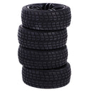 Pack of 4 Rubber Tyre Tyres Tires Wheel Rim Hex 12mm Fits for 1/10 RC Remote Controlled Racing Car 9065-8005